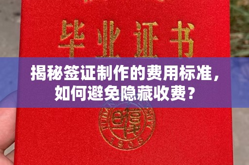 旗津揭秘签证制作的费用标准，如何避免隐藏收费？